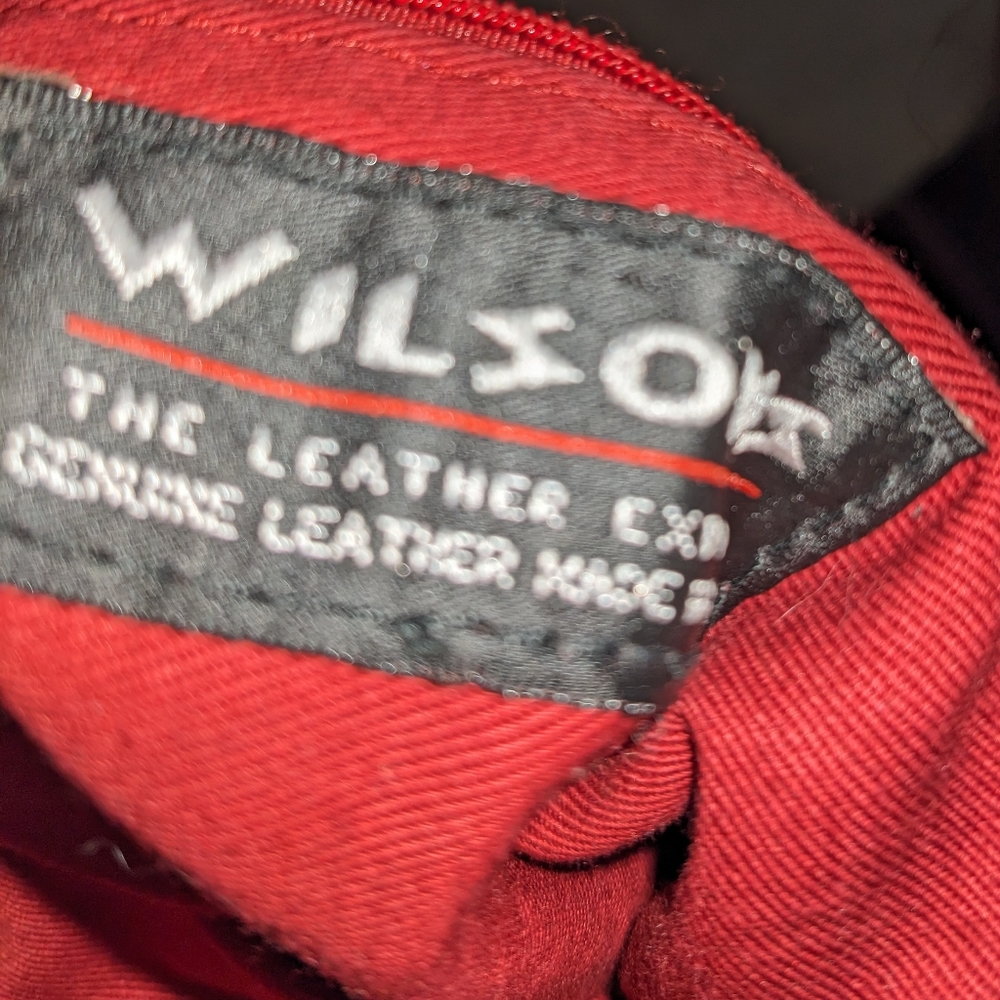 Red small Wilson's Leather Hobo bag - Picture 3 of 6